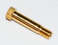 Agilent Nut, Valco, 1inch Long Gold Plated; 14-2950-116