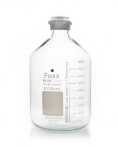 Foxx Life Sciences Glass Carboy, 20 L 83b Cap; FOX-1551040-Fls