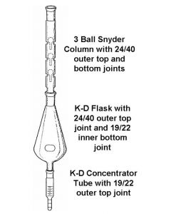 Corning Pyrex 500ml Replacement Flask For Kuderna-Danish Apparatus