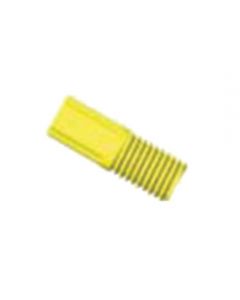 Cole-Parmer DIBA OMNIFIT OMNI-LOK FTG, 1/4-28, 1/8", YELLOW, COMPACT HEAD, ( S &; Kinesis Part # 008