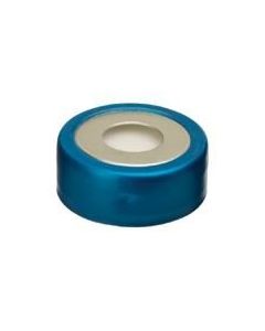 Restek 20mm Magnetic Crimp Cap Blue Bi-Metal 3mm Ptfe/Silicone Septum; RES-22443