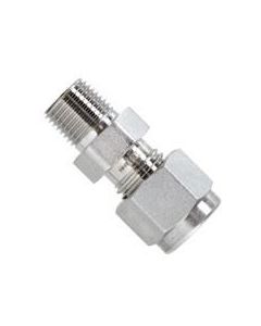 Restek Swagelok Fitting Stainless Steel 1/4" To 1/8" Npt Male Connector; RES-23187