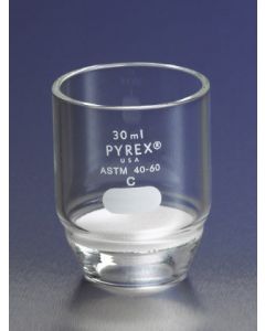 Corning Pyrex 30ml Low Form Gooch Crucible With 30; 32960-30c