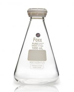 Foxx Life Sciences Erlenmeyer / Conical Flasks With Gl45 Screw Ca; FOX-5021029-Fls