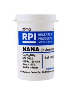 Research Products International NANA [n-Acetylneuraminic acid, Sy; RPI-A10080-0.025