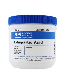 Research Products International L-Aspartic Acid, 100 Grams - RPI; RPI-A50060-100.0