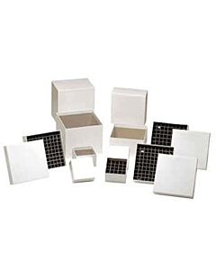 Antylia Argos PolarSafe® Cardboard Freezer Box, 5-1/4" x 5-1/4" x 2"; without Divider