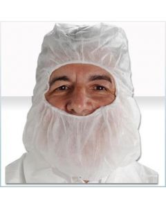 AlphaPro Hood, Open Face, Elastic Face And Neck, Serged Seams, Size XL