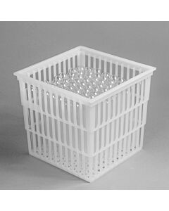 Bel-Art Polypropylene Test Tube Basket; 6 X 6 X 6 In., No Lid