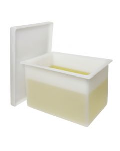 Bel-Art Heavy Duty Polyethylene Rectangular Tank With Top Flanges, Without Faucet; 15.25 X 12 X 19 In.