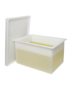 Bel-Art Heavy Duty Polyethylene Rectangular Tank With Top Flanges, Without Faucet; 21 X 16 X 14 In.