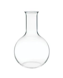 Chemglass Life Sciences 500ml Glassblowers Flat Bottom Flask Blank