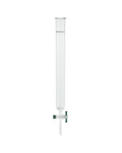Chemglass Life Sciences Chemglass Column, Chromatography, 1/2in Id X 10in E.L., 2mm Stpk. Similar Tocg-1186 But With A Sealed In Coarse Porosity Fritted Disc To Support Column Packing. Lower End Of The Column Has A Round Bottom. Column Is Constructed Usin