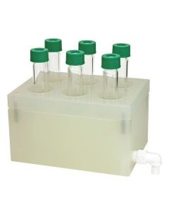 Chemglass Life Sciences Bill-Board Complete Set Consists Of:6 Each:Cg-1869-08 Glass Vessels1 Each:Cg-1869-10 6 Position Top Plate1 Each:Cg-1869-12 Drain Tray1 Each:Cg-1869-14 Vial Collection Rack6 Each:Cg-1869-50 4 Dram, 25 X 52mm Collection Vials