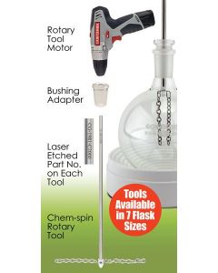 Chemglass Tool Kit, Rotary Scraper, 3-Piece, Tools For 500ml, 1l ; CHMGLS-Cg-1981-C-25
