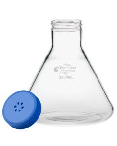 Chemglass Flask, 2800ml, Fernbach, 70mm Screw Thread, Without Baf; CHMGLS-Cls-2021-70
