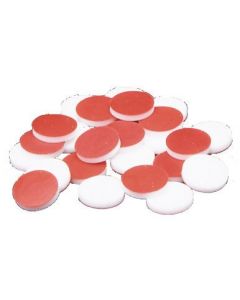 Chemglass Life Sciences Septa Only, Gpi 13-425, Red Ptfe/Silicone, 13mm X 0.060"