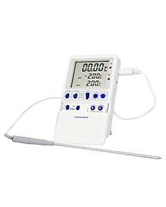 Antylia Control Company Traceable Calibrated Extreme-Accuracy Digital Thermometer, 0°C; 1 Stainless Steel Probe