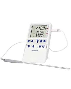 Antylia Control Company Traceable Calibrated Extreme-Accuracy Digital Thermometer, 37°C; 1 Stainless Steel Probe