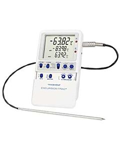 Antylia Control Company Traceable Excursion-Trac™ Calibrated Datalogging Low-Temp Thermometer; 1 Stainless Steel Probe