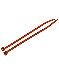 Antylia Cole-Parmer Essentials 40 Pound Nylon Cable Zip Ties, 8" L, Orange; 1000/PK