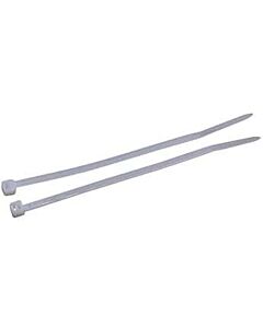Antylia Cole-Parmer Essentials 18 Pound Nylon Cable Zip Ties, 3.85" L, White; 1000/Bag