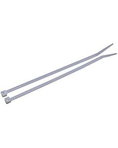 Antylia Cole-Parmer Essentials 40 Pound Nylon Cable Zip Ties, 6.0" L, White; 1000/PK