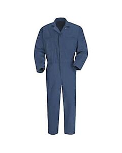 Antylia Cole-Parmer Essentials VF Workwear Action back coveralls; size, X-large; chest size, 46" to 48"; color, navy blue