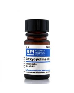 RPI Doxycycline Hydrochloride, 1 Gram; RPI-D43020-1.0