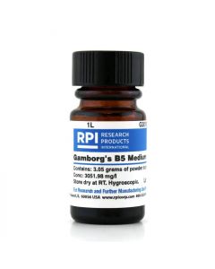 Research Products International Gamborg's B5 Medium, Powder, Make; RPI-G20100-1.0