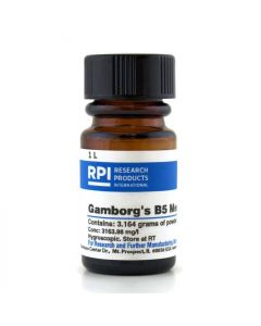 Research Products International Gamborg's B5 Medium with Vitamins; RPI-G20200-1.0