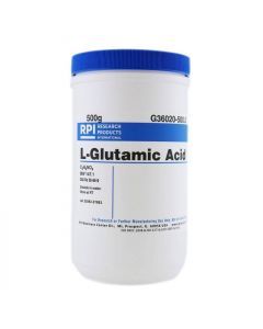 RPI L-Glutamic Acid, 500 Grams - RPI; RPI-G36020-500.0