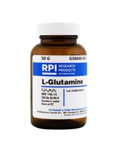 Research Products International L-Glutamine, 50 Grams - RPI; RPI-G36040-50.0