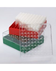 100 Place BioBox for Internal Thread Only 1 & 2mL Cryogenic Vials