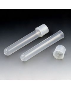 17x100mm Plastic Tubes with Dual Position Snap Cap