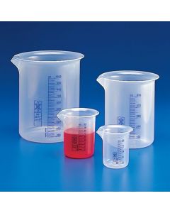 Griffin Style Beakers, Polypropylene, Printed Graduations