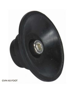 Globe Scientific Suction Foot, Rubber, With Screw, For Use With G; GLO-Gvm-As-Foot