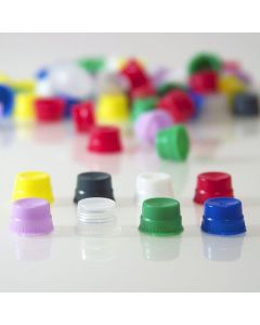 Snap Caps with One Thumb Tab - For 13mm Tubes