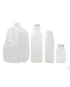 Qorpak 64oz (1920ml) Natural Hdpe Dairy Jug With 38-400 Neck Finish Jug Only