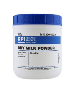 Research Products International Dry Powder Milk, 500 Grams - RPI; RPI-M17200-500.0