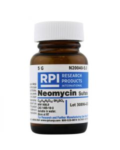 RPI Neomycin Sulfate, 5 Grams - RPI; RPI-N20040-5.0