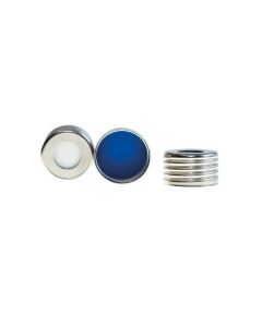 Perkin Elmer 1.5 Mm, Ptfe/Silicone (Blue/White) Headspace Screw Caps With Ultra Low Bleed Septa (100/Pack) - PE (Additional S&H or Hazmat Fees May Apply)