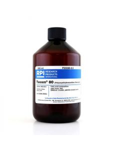 RPI Tween 80 (Polyoxyethylenesorbitan; RPI-P20390-0.5