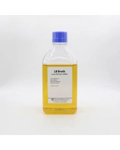 Quality Bio LB Broth, Liquid, 500mL, 7.2 to 7.4