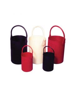 Qorpak Small Black Bottle Tote Safety Carrier: 500 Ml And 1,000ml (1 Liter) Bottles