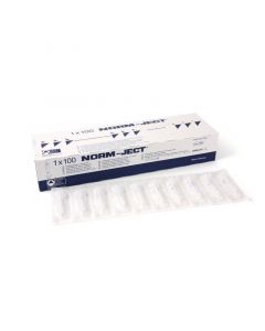 Restek Norm-Ject Plastic Syringe 3ml Luer Slip Centric Tip 100pk; RES-22767