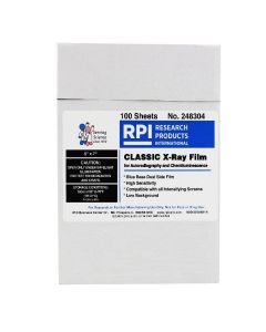 RPI 248304 Blue Base X-Ray Film, 7 In W, 5 In L, Blue; RPI-248304