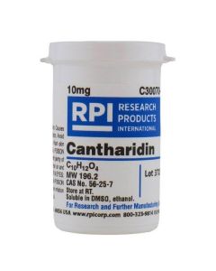 Research Products International Cantharidin, 10 Milligrams - RPI; RPI-C30070-0.01