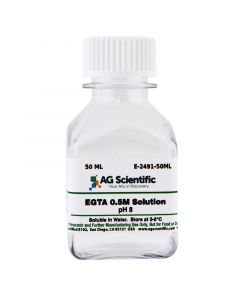 AG Scientific EGTA 0.5M Solution pH 8.0, 50 ML