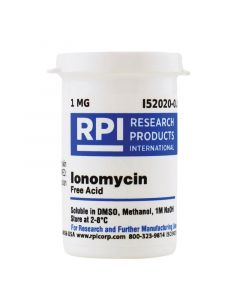 RPI I52020-0.001 Free Acid Ionomycin, 1 mg, >=97% (HPLC),